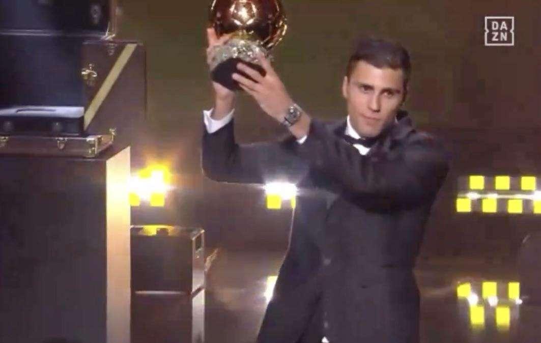 Pallone d'Oro, il vincitore è Rodri: battuto Vinicius Jr