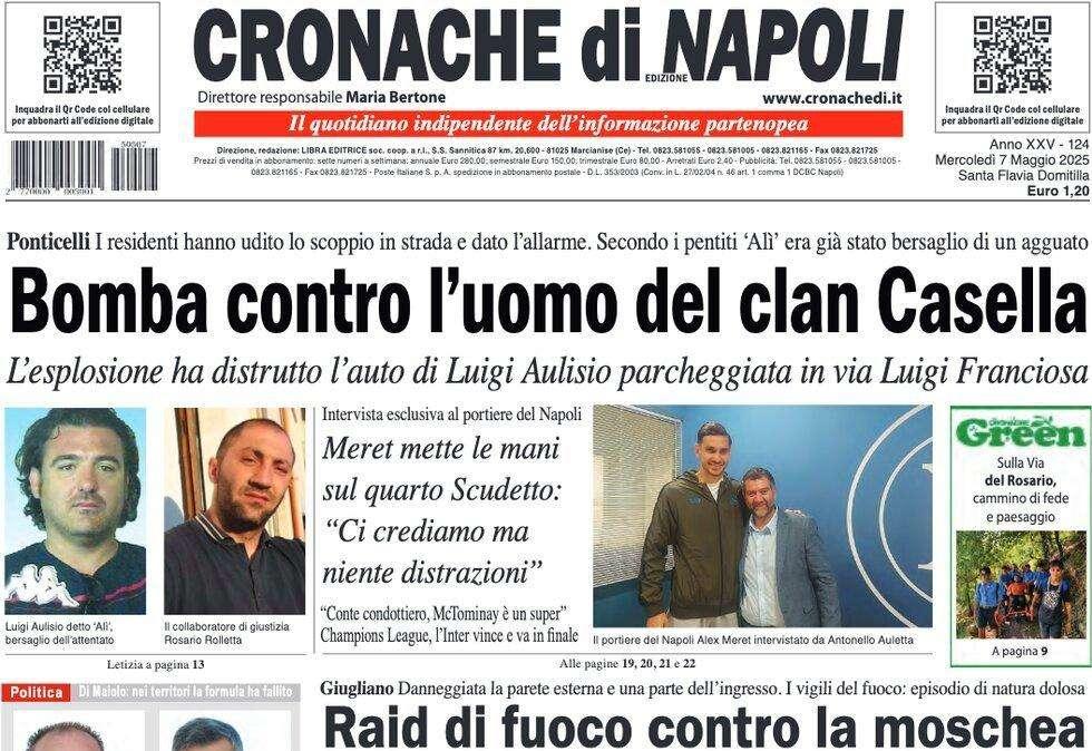Cronache di Napoli apre con Meret: "Crediamo allo scudetto, niente distrazioni"