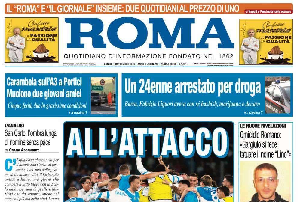 Il Roma: "All'attacco"