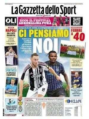 La Gazzetta dello Sport: "Napoli, ora Conte raddoppia. Lucca per la A, Hojlund in Europa"