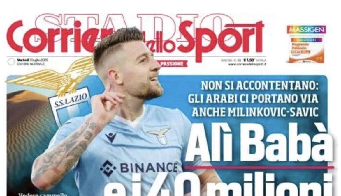 PRIMA PAGINA - Corriere dello Sport: “De Laurentiis, promesse e veleno”