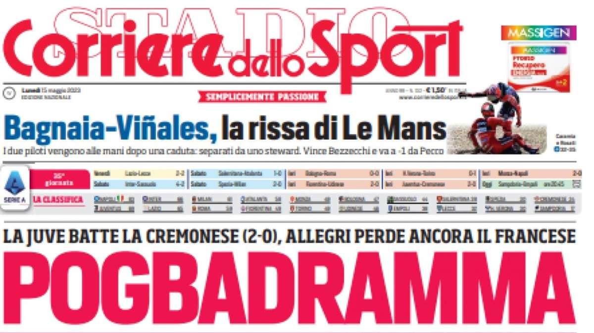 PRIMA PAGINA - CdS: "Spalletti: 'Il Napoli è nel futuro'"