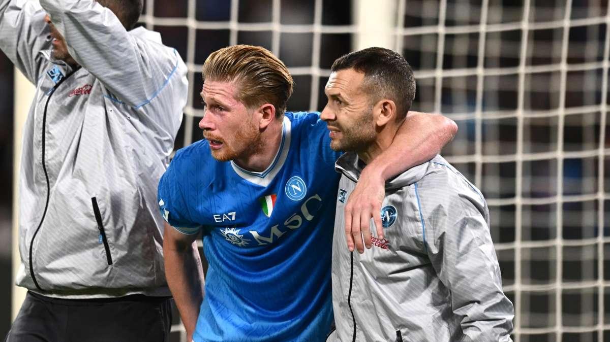 De Bruyne operato, la SSC Napoli annuncia: "Proseguirà prima fase post chirurgica in Belgio"