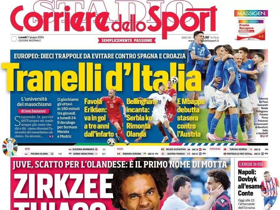 CdS: "Napoli: Dovbyk all'esame Conte"