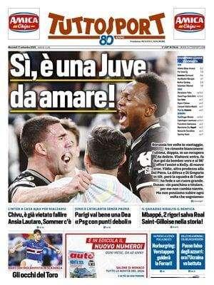 Tuttosport: “Sì, è una Juve da amare!”