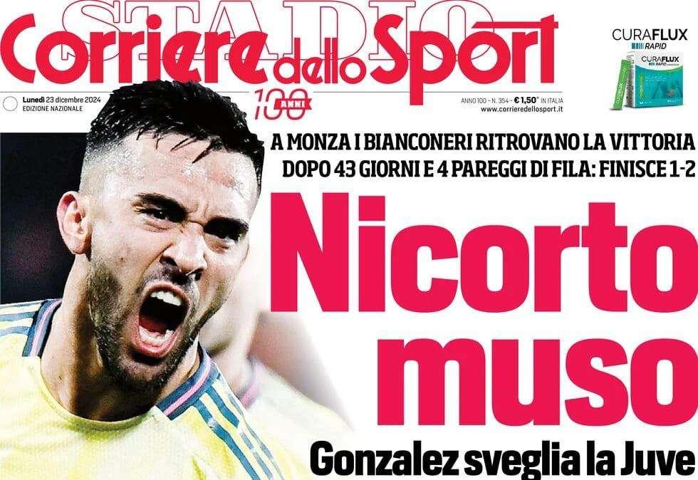 Corriere dello Sport: "Gasp si riprende la vetta e sorpassa il Napoli"