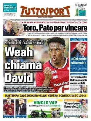 Tuttosport: "Juve, Weah chiama David"
