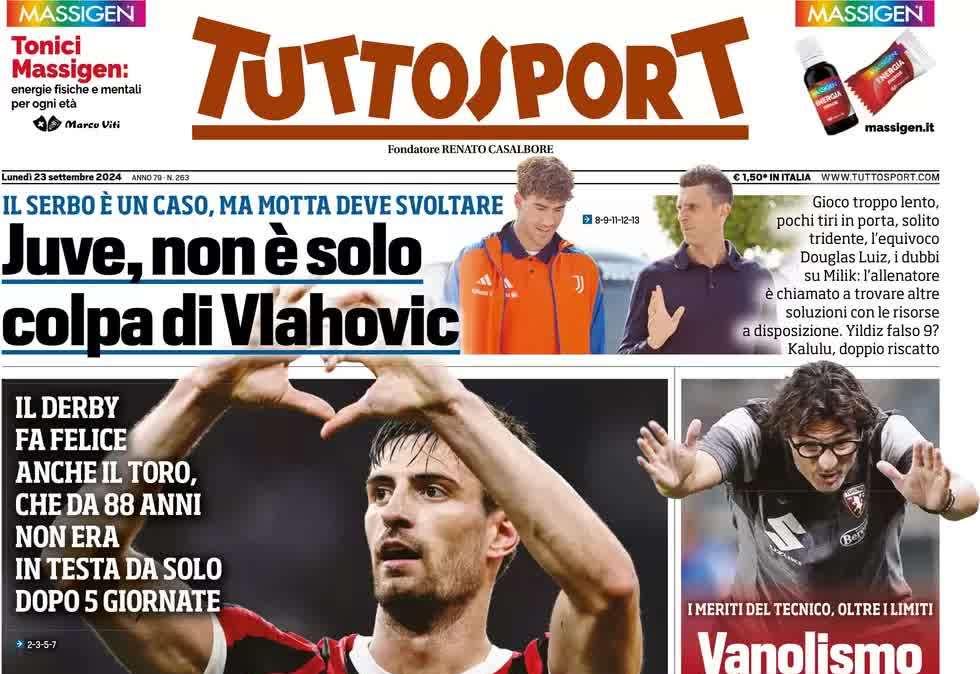 Tuttosport: "Notte da Milan: Inter in Gabbia"