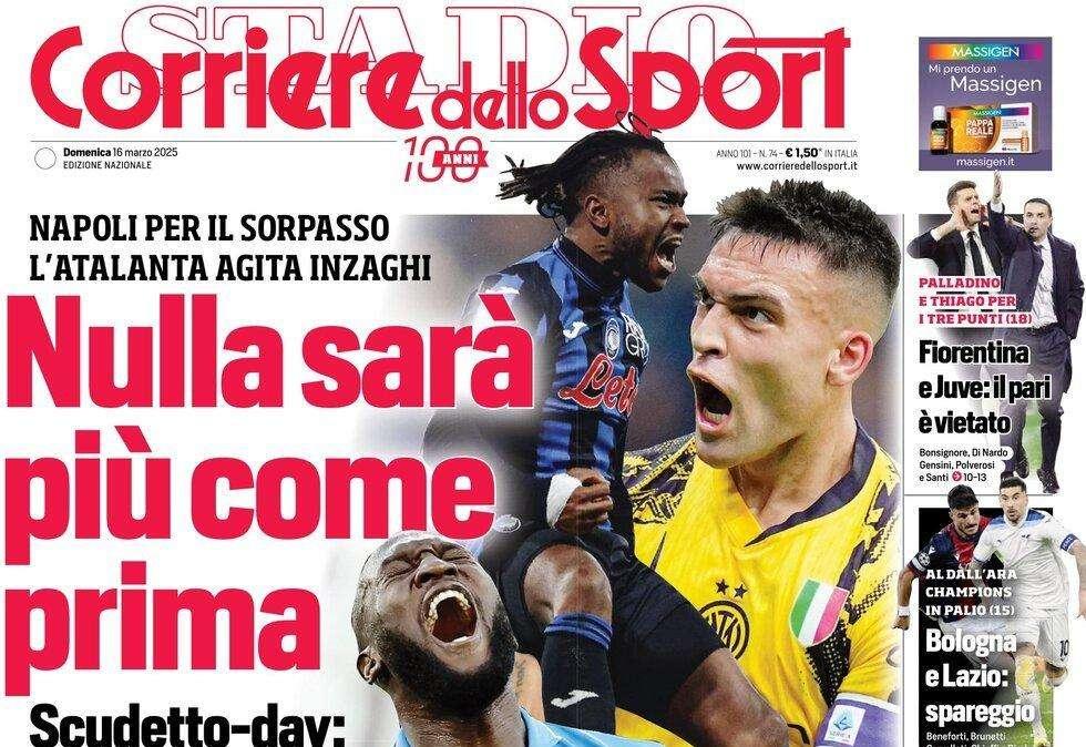 Corriere dello Sport: "Nulla sarà più come prima! Napoli per il sorpasso"