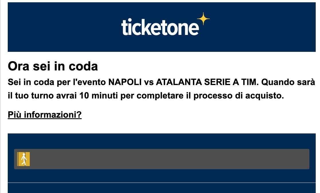 FOTO - Subito caccia al biglietto per Napoli-Atalanta: in 14mila in coda virtuale
