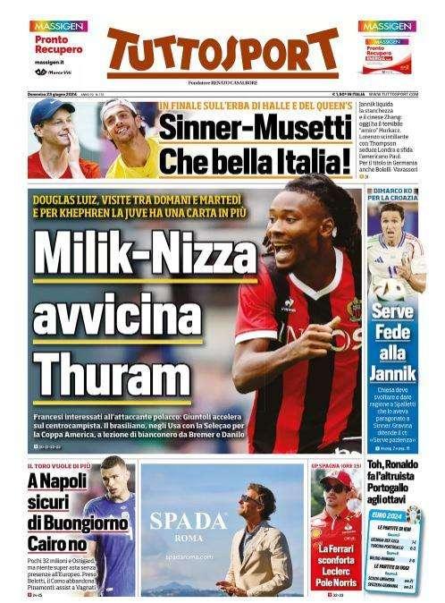 Tuttosport: "A Napoli sicuri di Buongiorno, Cairo no"