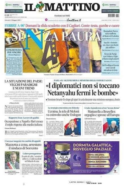 Il Mattino: "Senza paura"