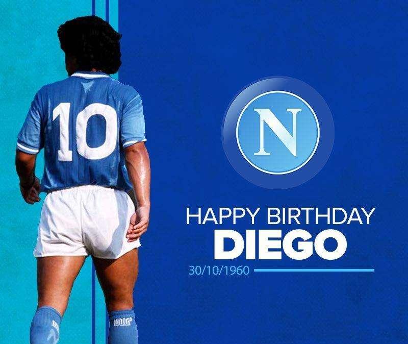 FOTO - La SSC Napoli e gli auguri a Maradona: "Buon compleanno Diego!"