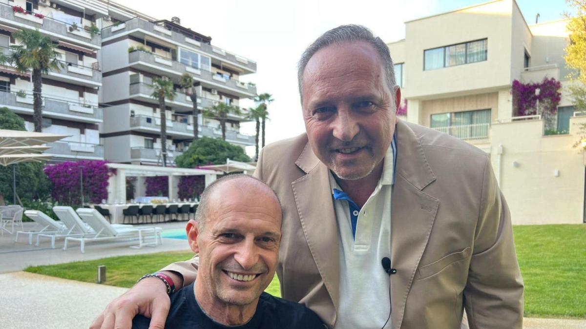 Venerato con Allegri a Montesilvano: “Non sembra ottimista e se recita è un grande attore”