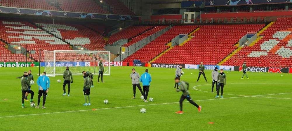 VIDEO/FOTO TN - Azzurri in campo ad Anfield: rifinitura in corso verso il Liverpool