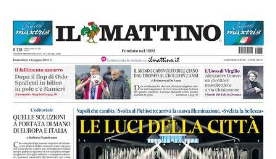 Il Mattino: “Dopo il flop di Oslo, Spalletti in bilico: in pole c’è Ranieri” 