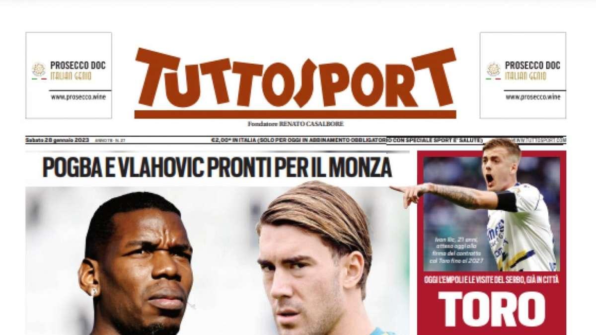 PRIMA PAGINA - Tuttosport: "Juve, ci siamo anche noi"