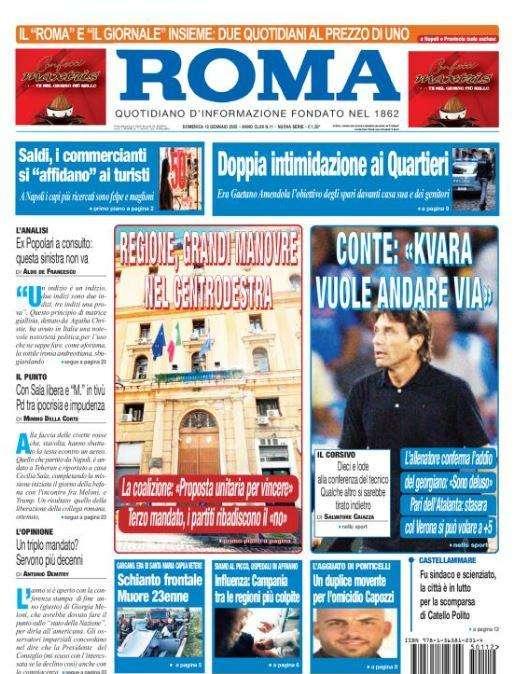 Il Roma: "10 e lode alla conferenza di Conte. Un altro si sarebbe tirato indietro"