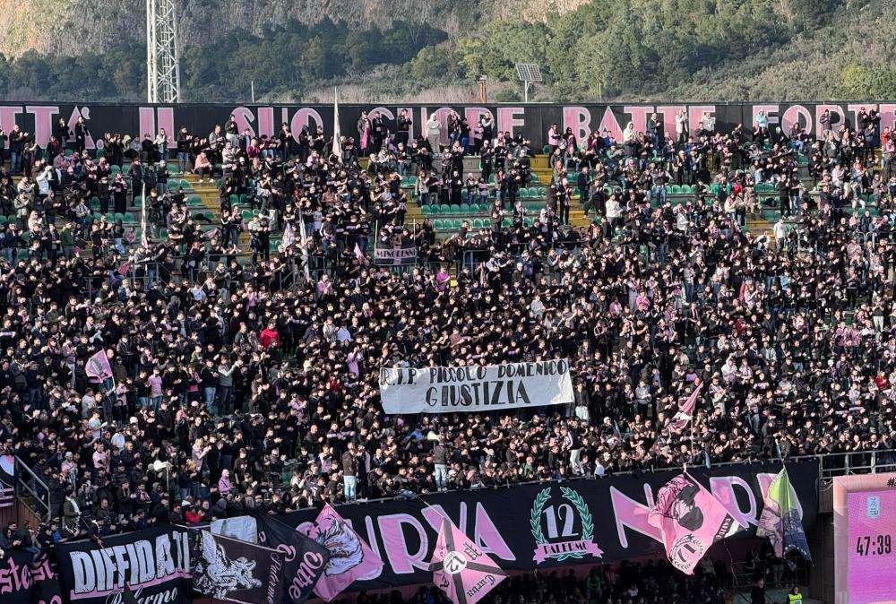 Anche Palermo omaggia il piccolo Domenico: striscione allo stadio Barbera
