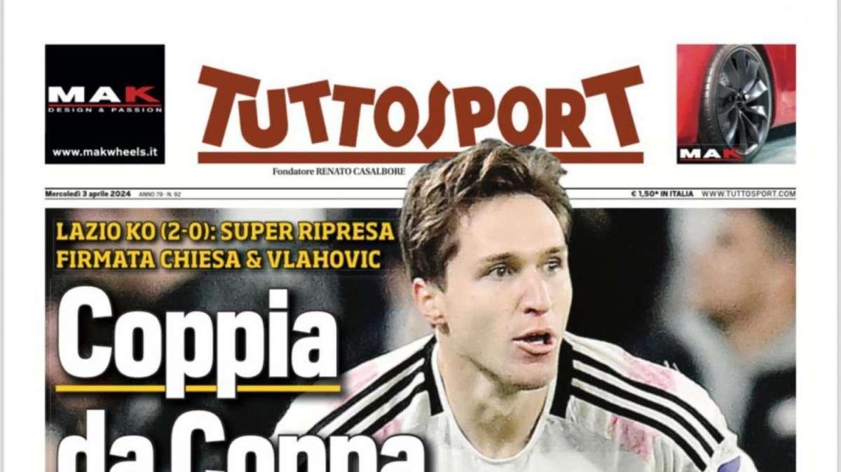PRIMA PAGINA - Tuttosport: “Che incroci: Manna ds al Napoli! Pompilio-Stefanelli per Giuntoli”