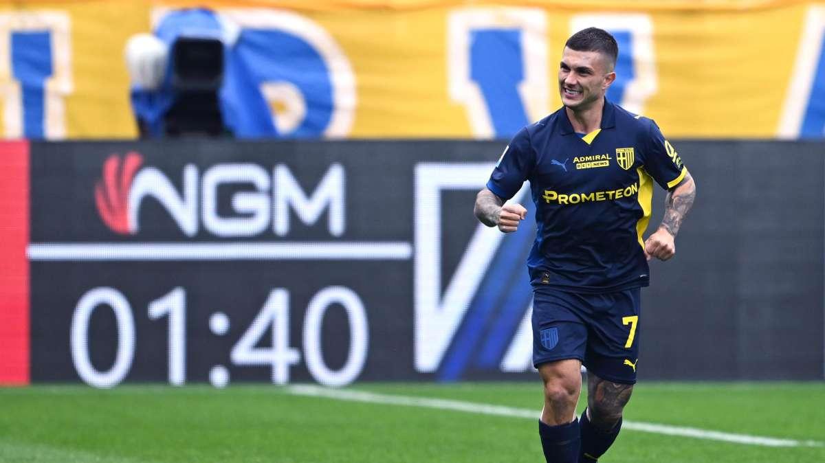 Parma, Strefezza a Dazn: "Gol difficile, molto contento del punto contro una delle squadre più forti"