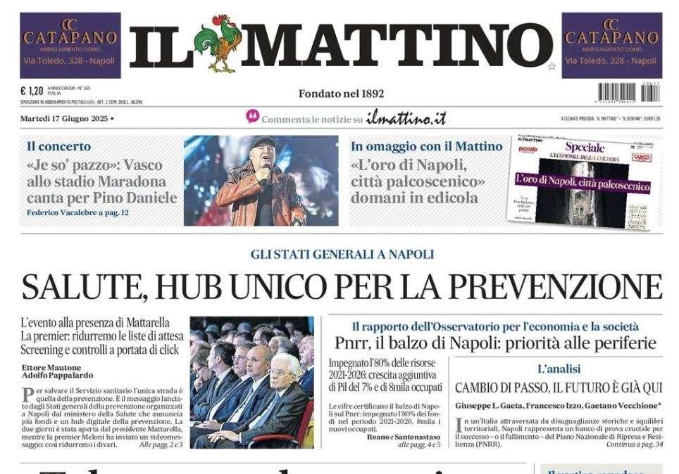 Il Mattino: "Napoli, Conte cerca un bomber da alternare a Lukaku"