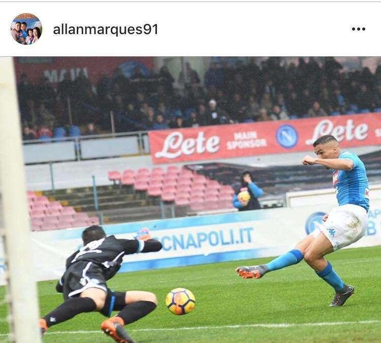 FOTO - Allan esulta sui social: "Gloria a Dio per gol e vittoria"