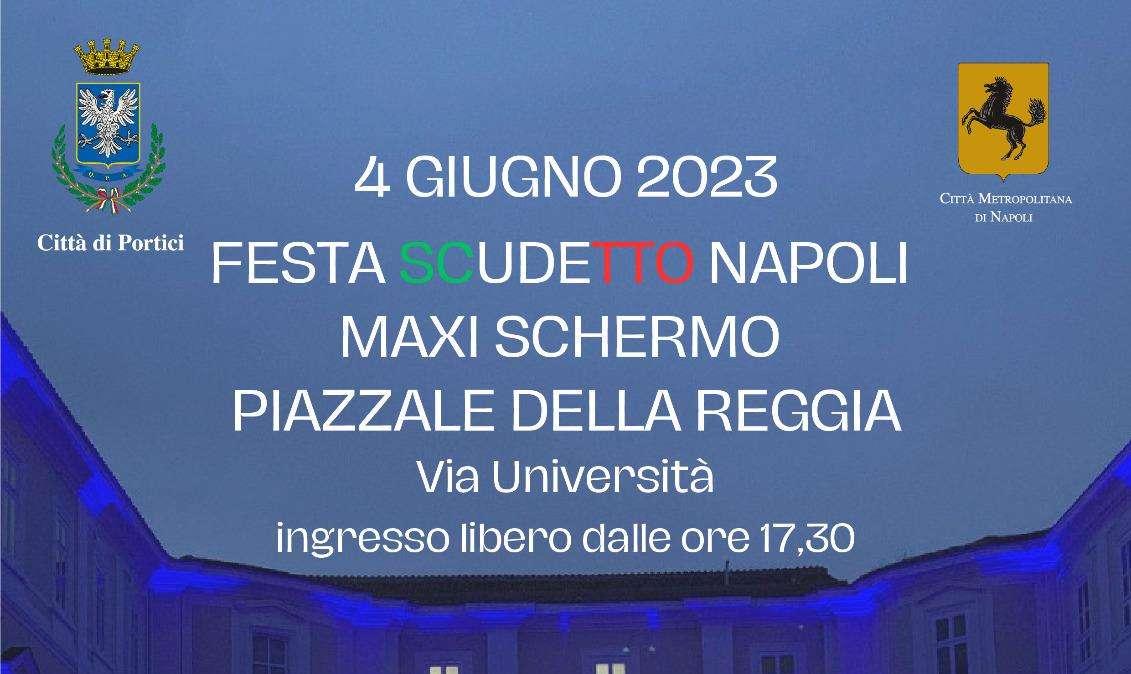 Il Sindaco di Portici Cuomo: "Grande lavoro di squadra per trasmissione di Napoli-Samp su maxischermi"