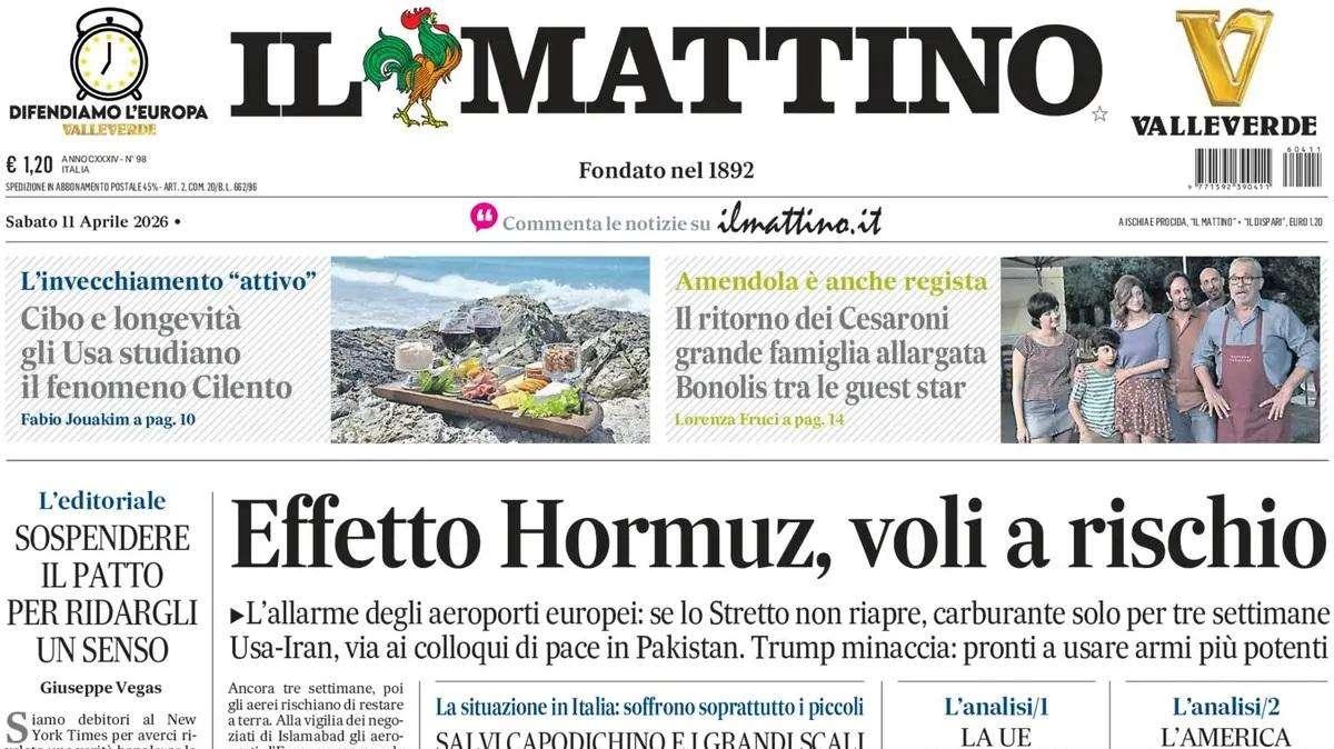 Il Mattino: "Napoli e Inter: sfida a distanza"