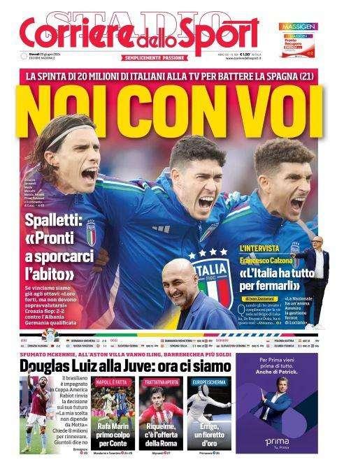 Corriere dello Sport: "Rafa Marin primo colpo per Conte"