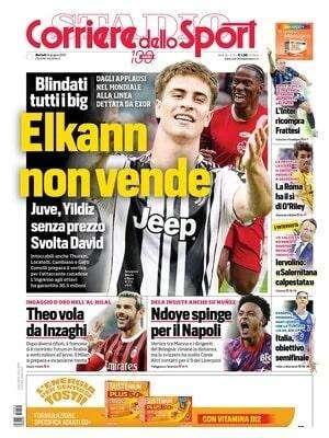 Corriere dello Sport: "Ndoye spinge per il Napoli: ADL insiste anche su Nunez"