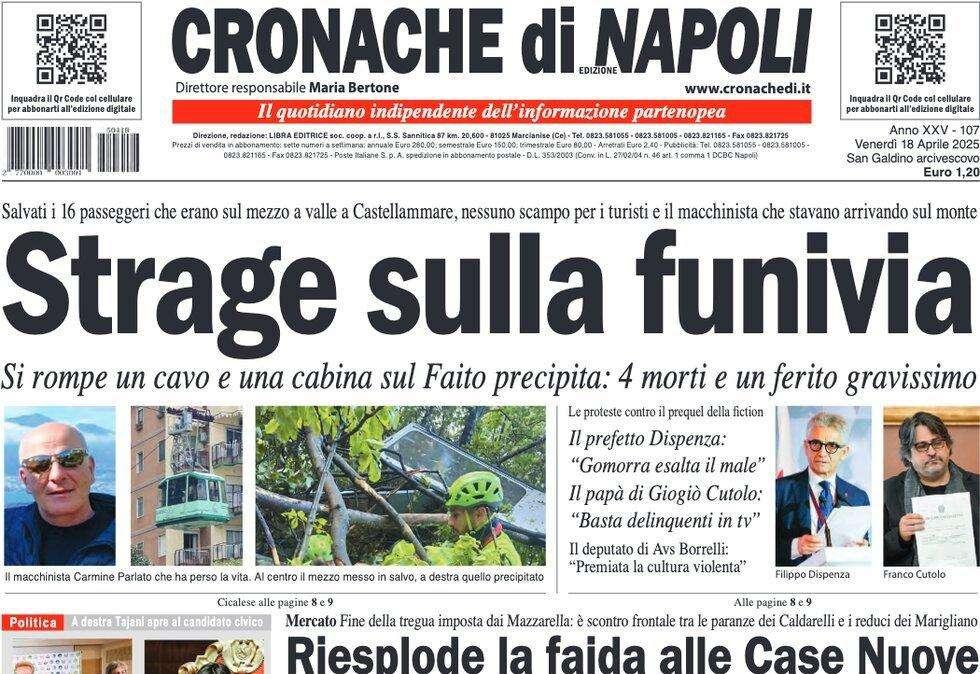 Cronache di Napoli: "Conte a caccia del primo scudetto col tridente in attacco"