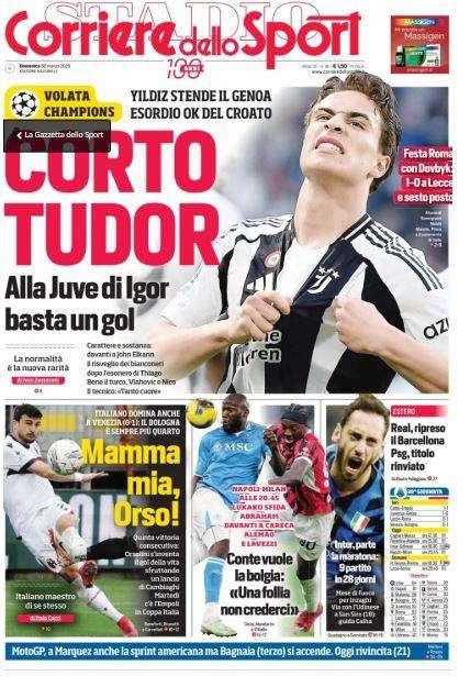 Corriere dello Sport: "Conte vuole la bolgia: una follia non crederci"
