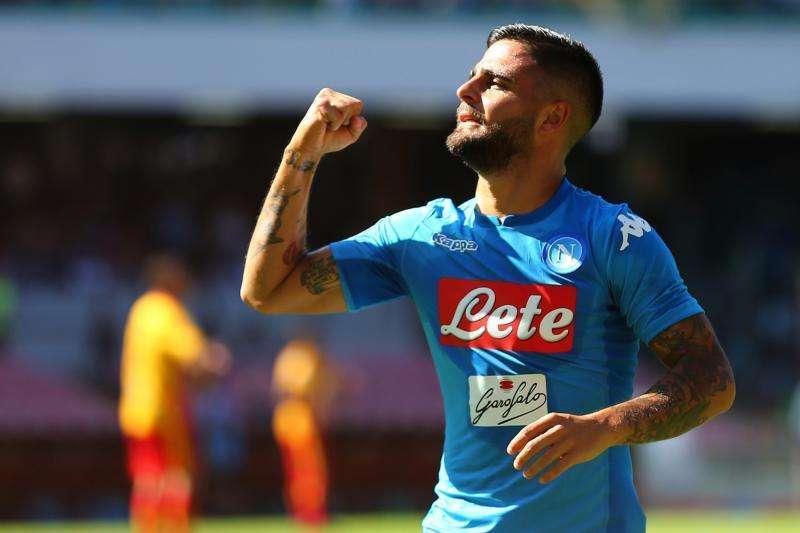 Il Napoli sblocca subito! Insigne porta gli azzurri in vantaggio e mostra la maglia di Milik