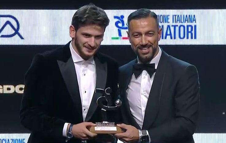 FOTO - Gran Galà del Calcio, Kvara premiato per il gol più bello della passata stagione