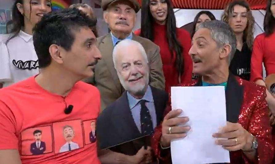 Fiorello in diretta tv ad ADL: "Non posso venire a Napoli, sarebbe stato bellissimo". Retroscena su Spalletti 