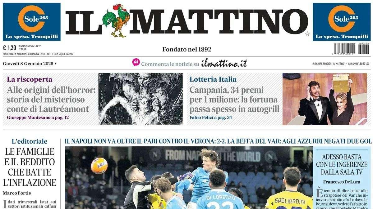 Il Mattino: "Mezza remuntada"