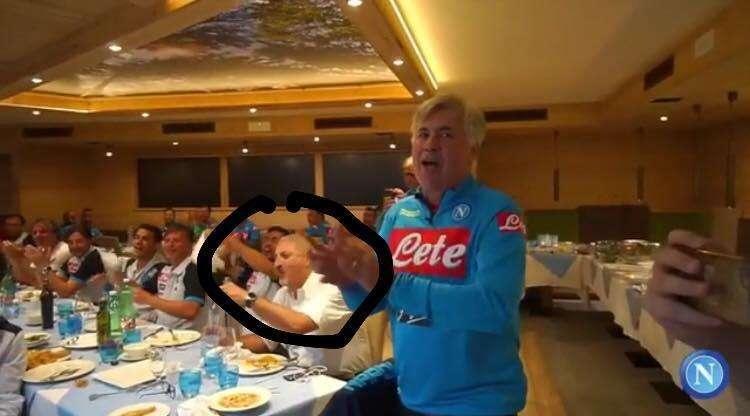 FOTO - Dimaro, a cena c'è anche Micheli: è tornato lo scopritore di Mertens, Kou e Ghoulam