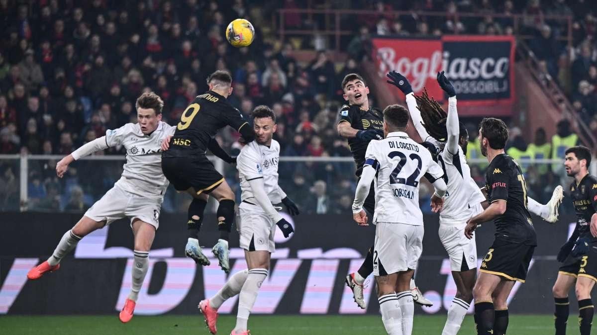 Tabù Napoli per il Genoa: numeri da incubo nelle ultime stagioni