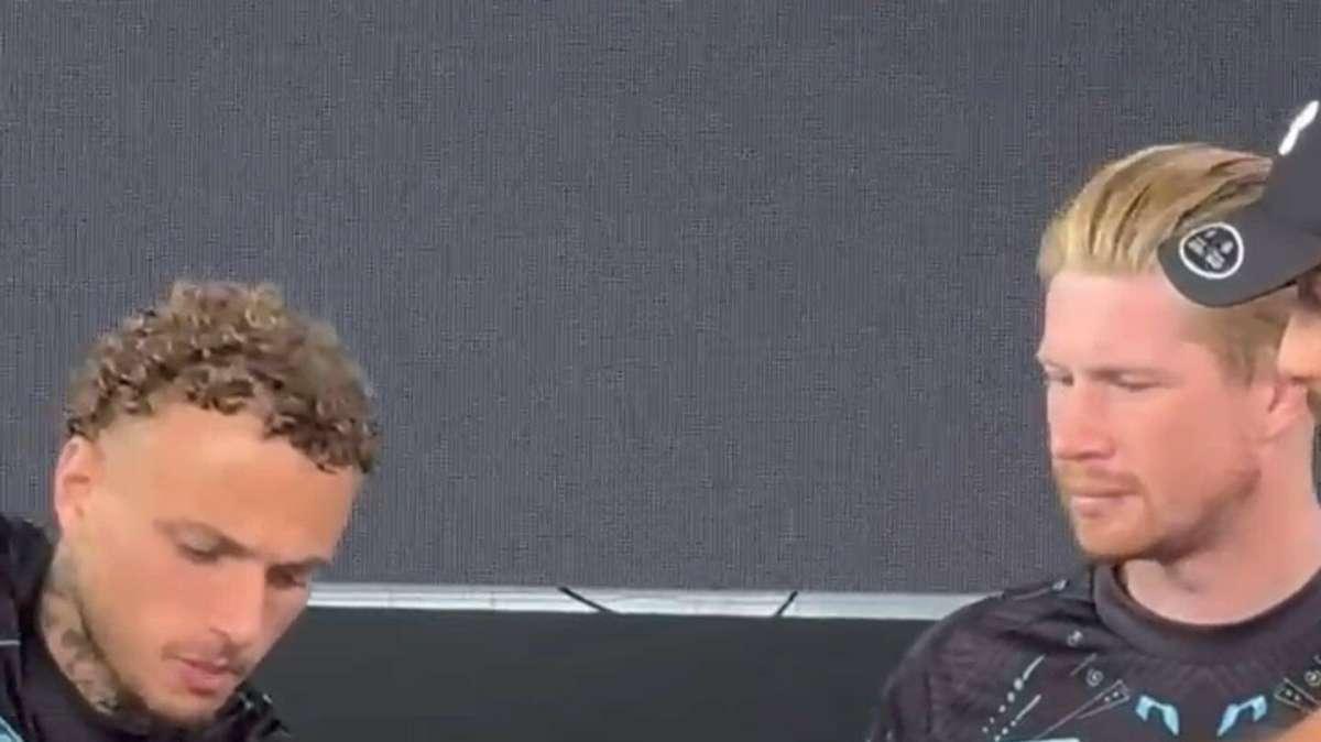Sorpresa a Dimaro per i tifosi: c'è De Bruyne con Lang per gli autografi