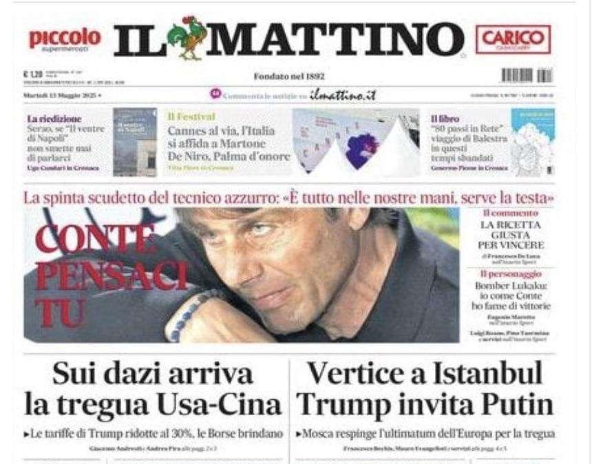 Il Mattino: "Conte pensaci tu"