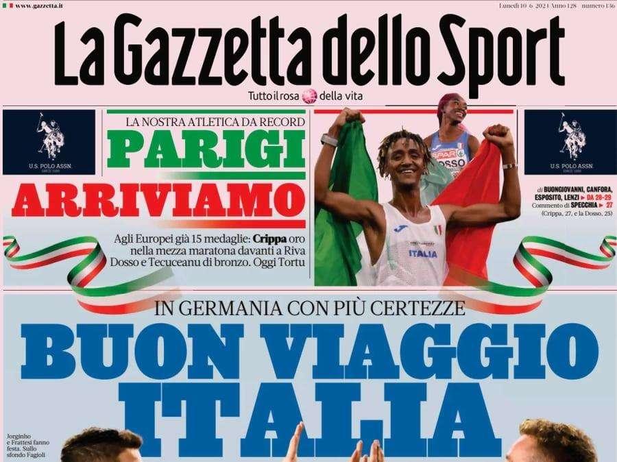 Gazzetta: "Italia, buon viaggio"