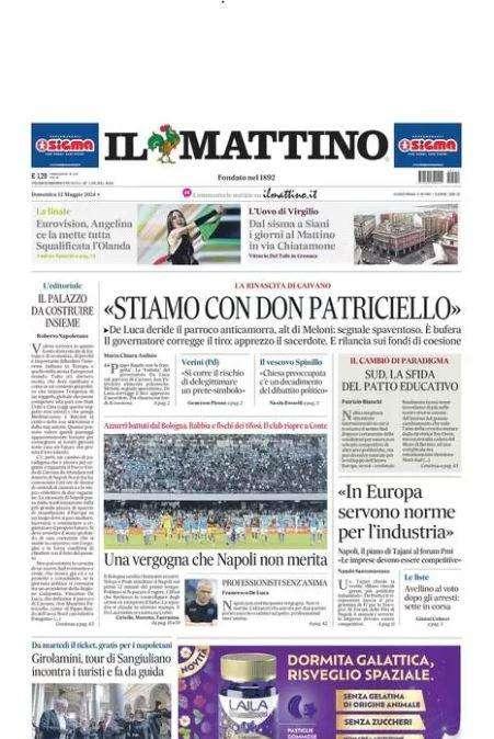 Il Mattino: "Una vergogna che Napoli non merita"