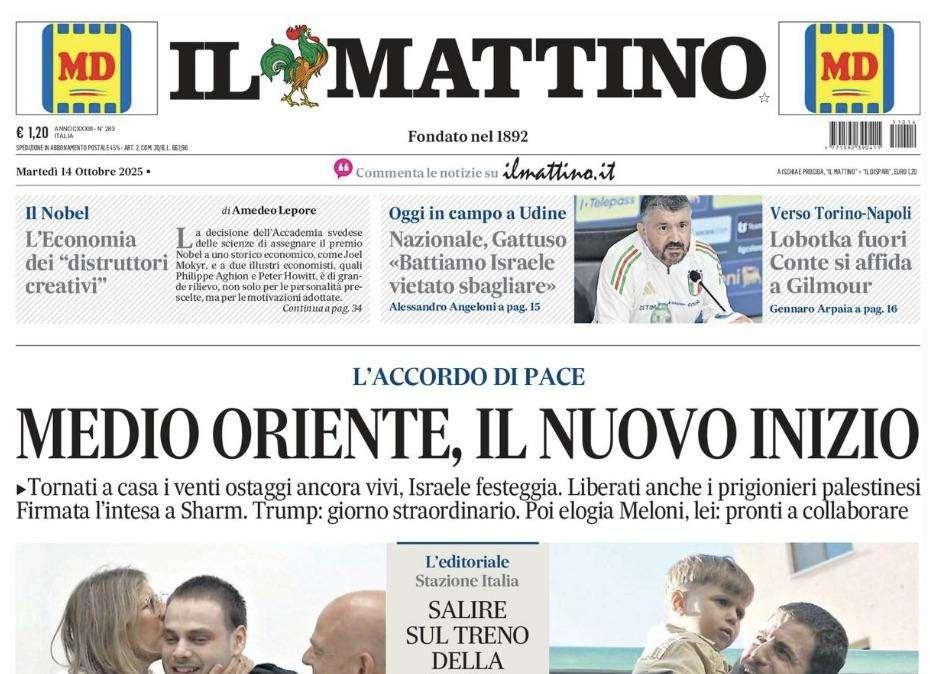 Il Mattino: "Lobotka fuori: Conte si affida a Gilmour"
