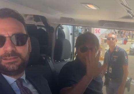 Conte appena arrivato a Napoli: "Sono molto entusiasta"