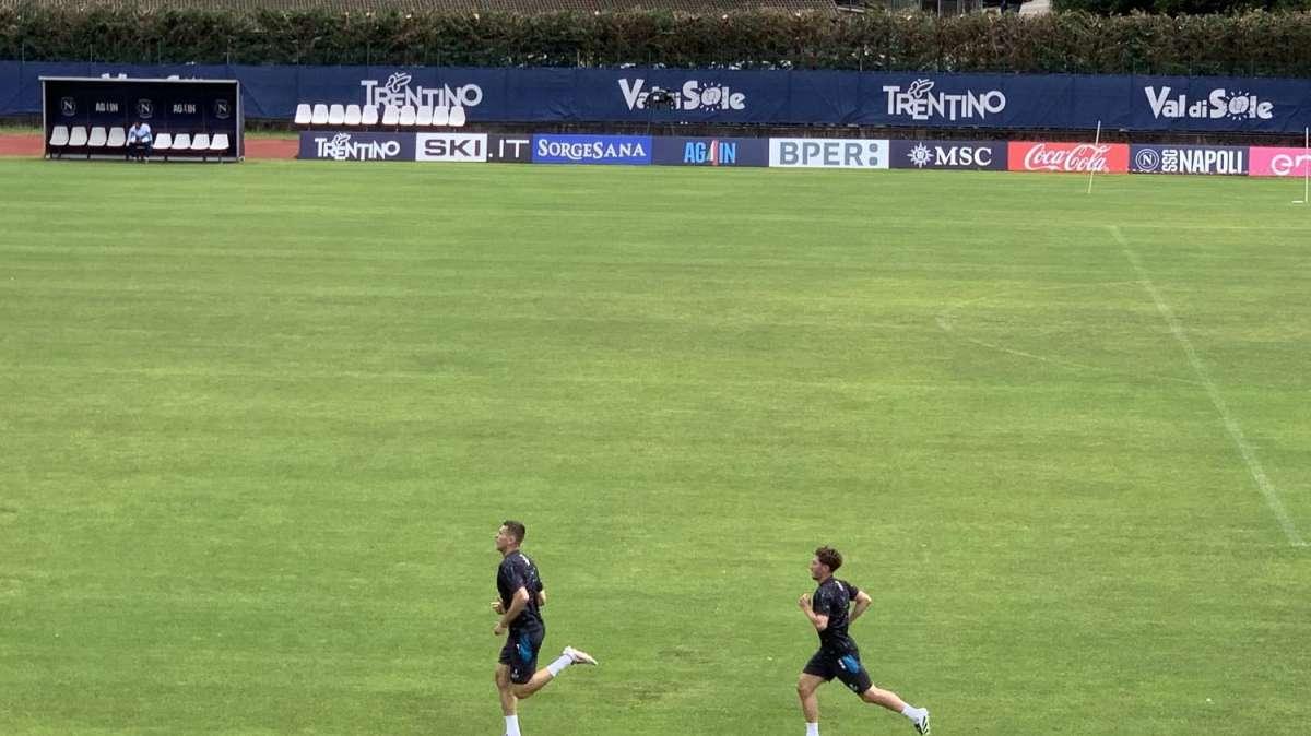 Ultimo allenamento a Dimaro: il report della SSC Napoli