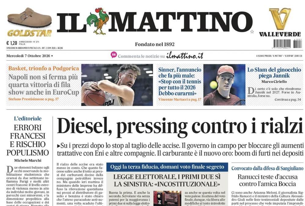 Napoli, allarme infortuni. Il Mattino: "Vergara out tre settimane"