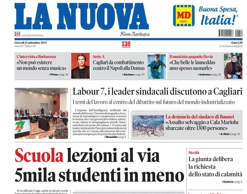 La Nuova Sardegna: "Cagliari da combattimento contro il Napoli"