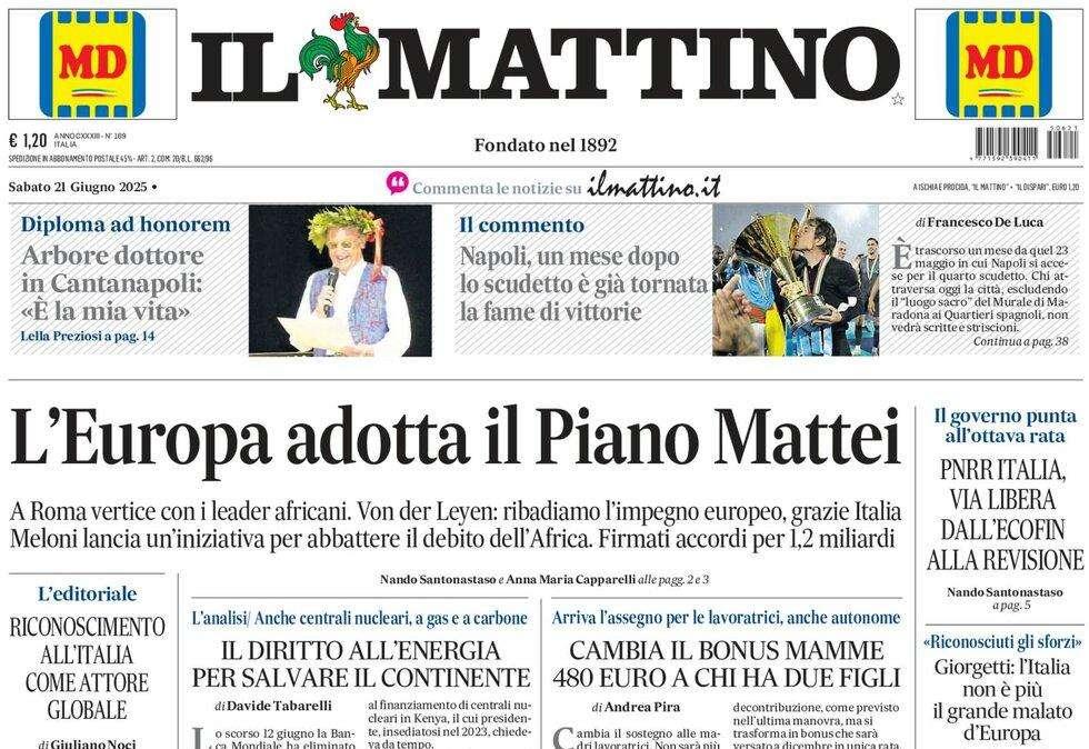 Il Mattino: "Coppa America, sì al decreto: un anno per finire le opere"