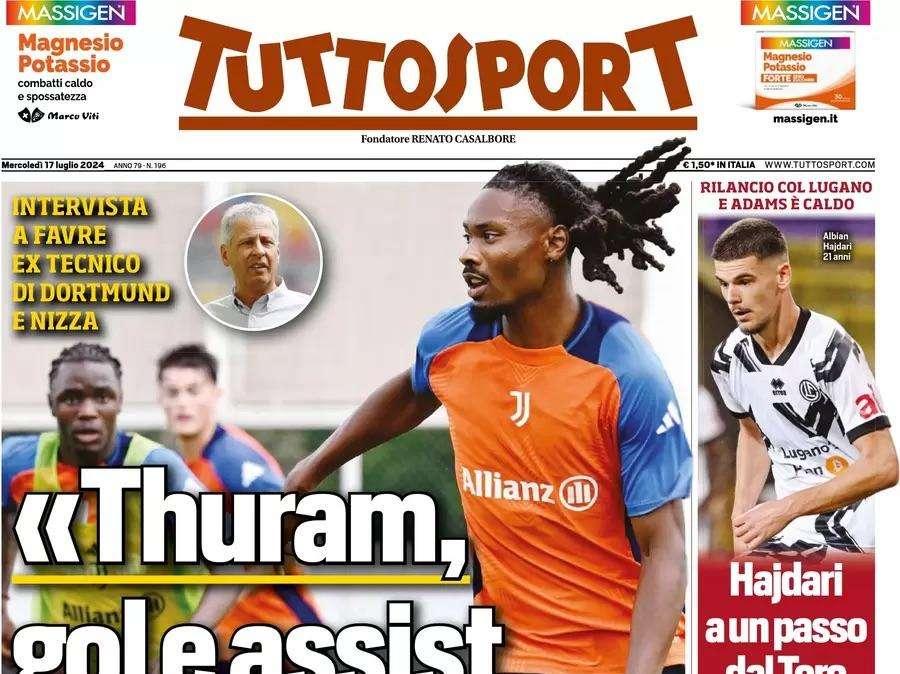 Tuttosport esalta Thuram: "Gol e assist con Motta"